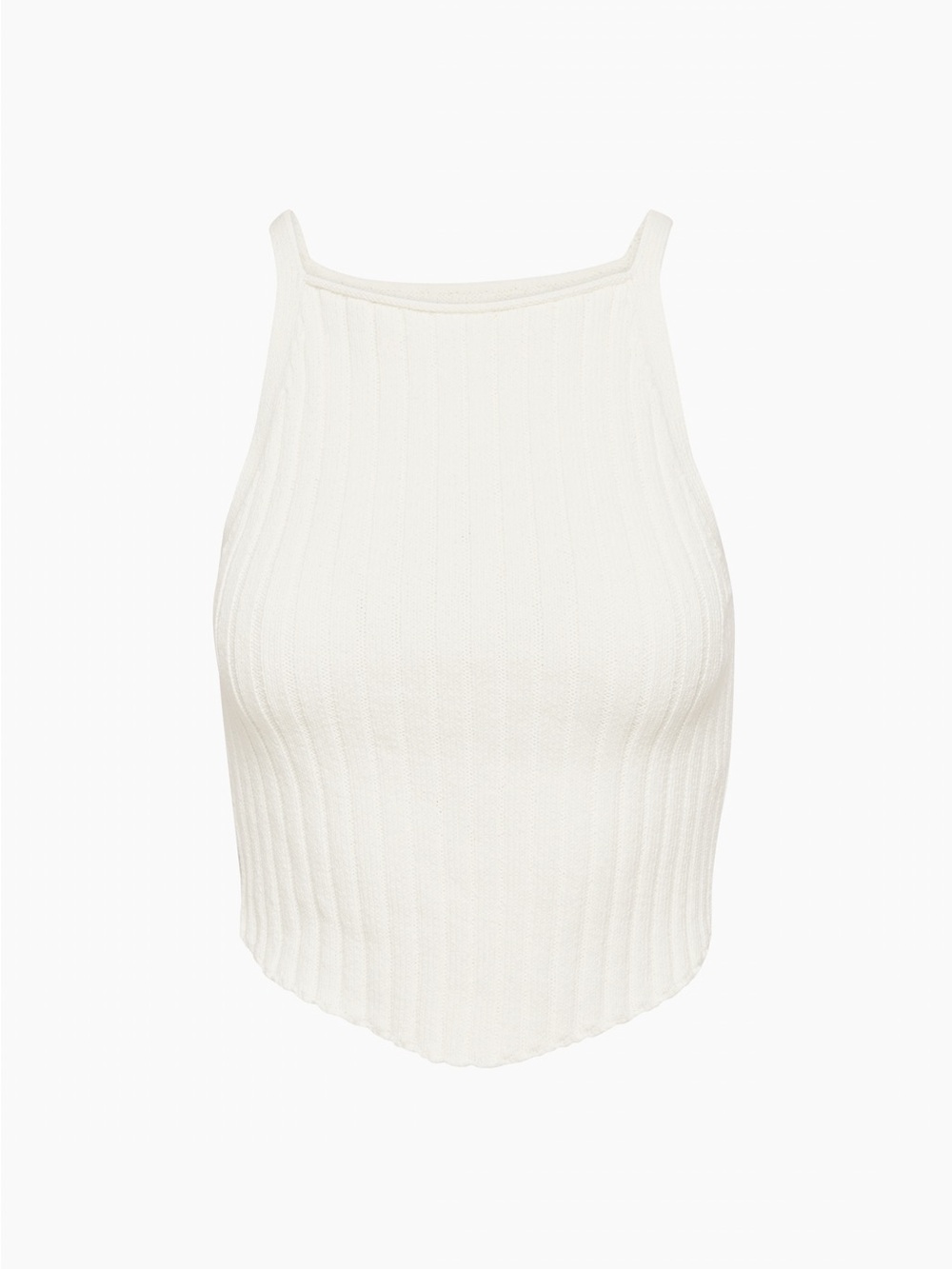 Wilfred Cream Ribbed Knit Tank Top